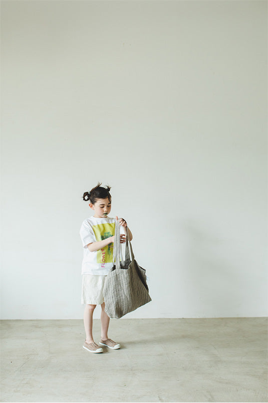 Linen Stripe Shopper