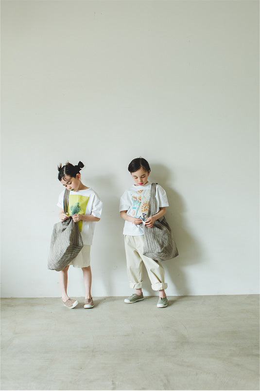 Linen Stripe Shopper