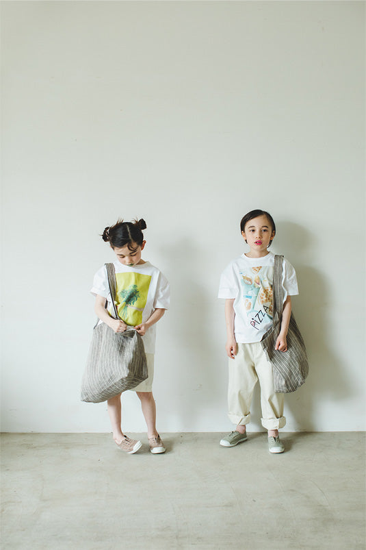Linen Stripe Shopper