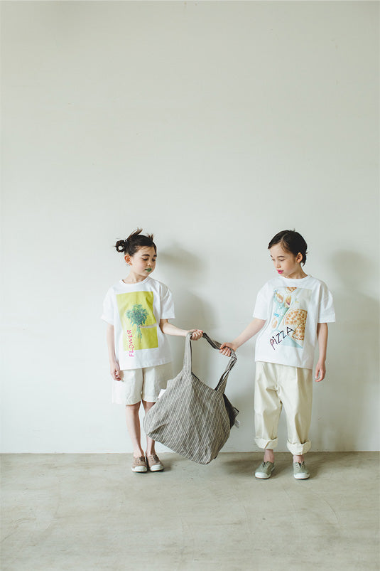 Linen Stripe Shopper
