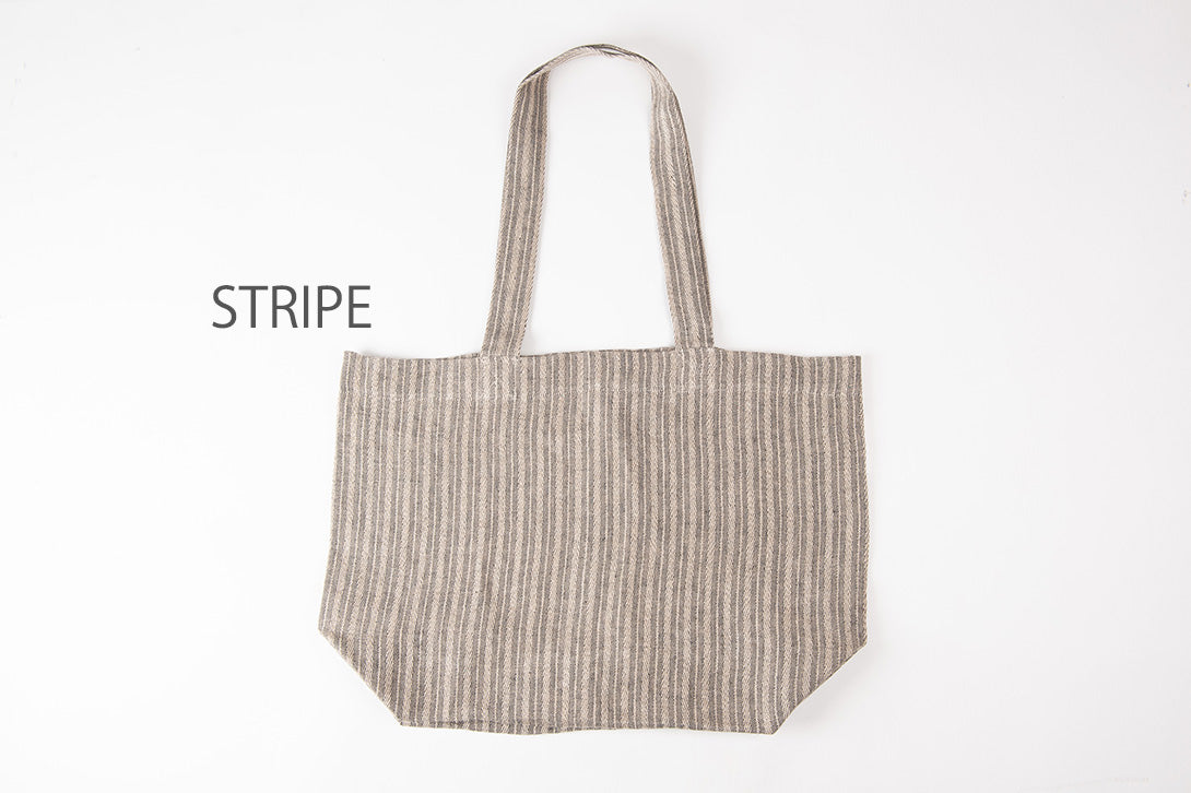 Linen Stripe Shopper