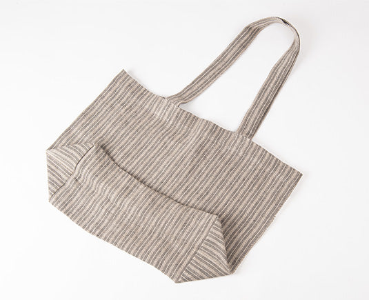 Linen Stripe Shopper