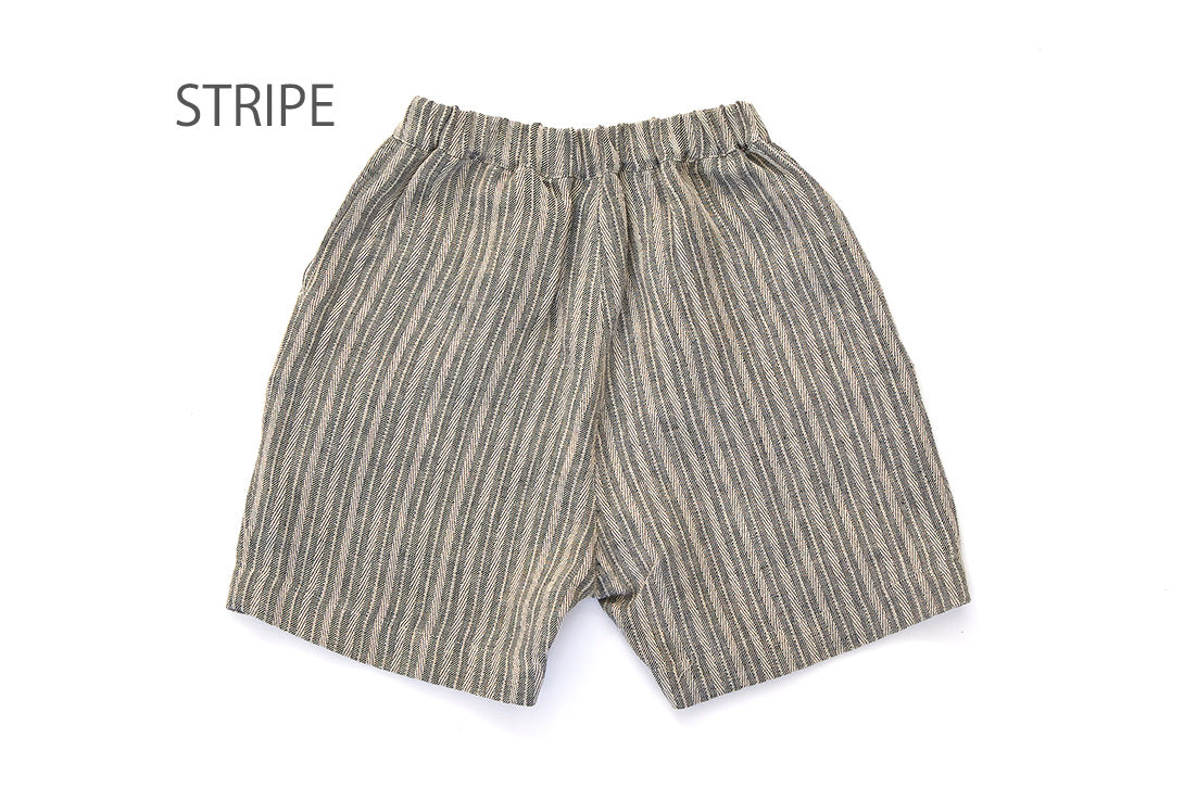 Linen Stripe Shorts