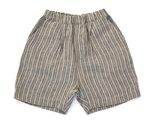 Linen Stripe Shorts