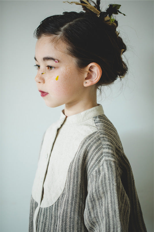 リネンストライプワンピース(kids)
