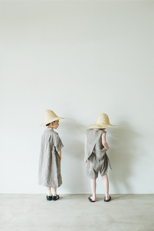 リネンストライプワンピース(kids)