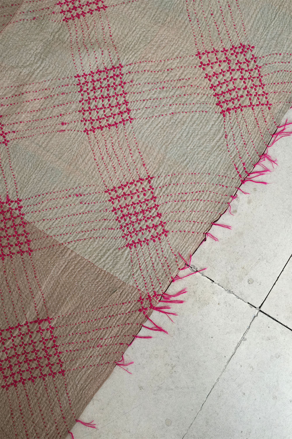 Linen Stripe Shopper