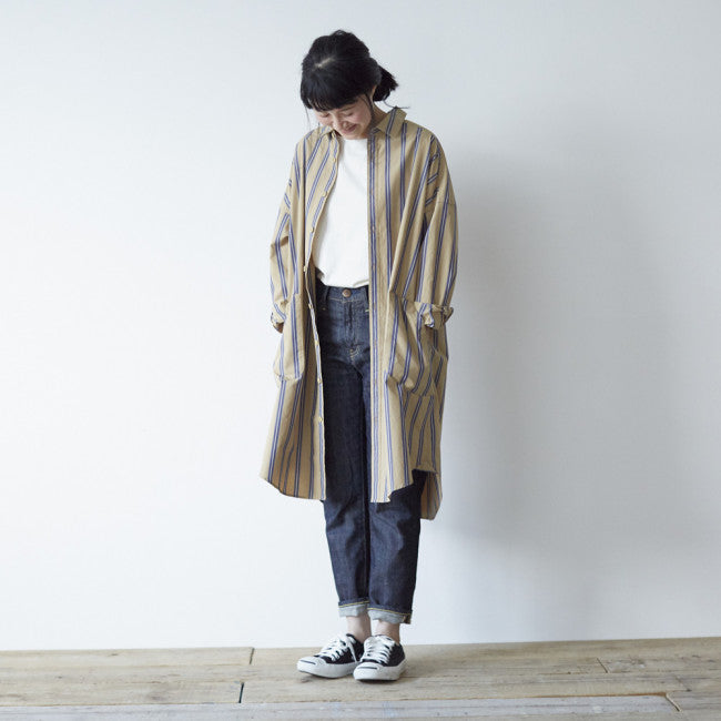 Ladies' シャツワンピース ベージュ