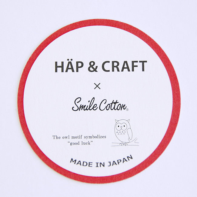 HAP&CRAFTとスマイルコットンのロゴ