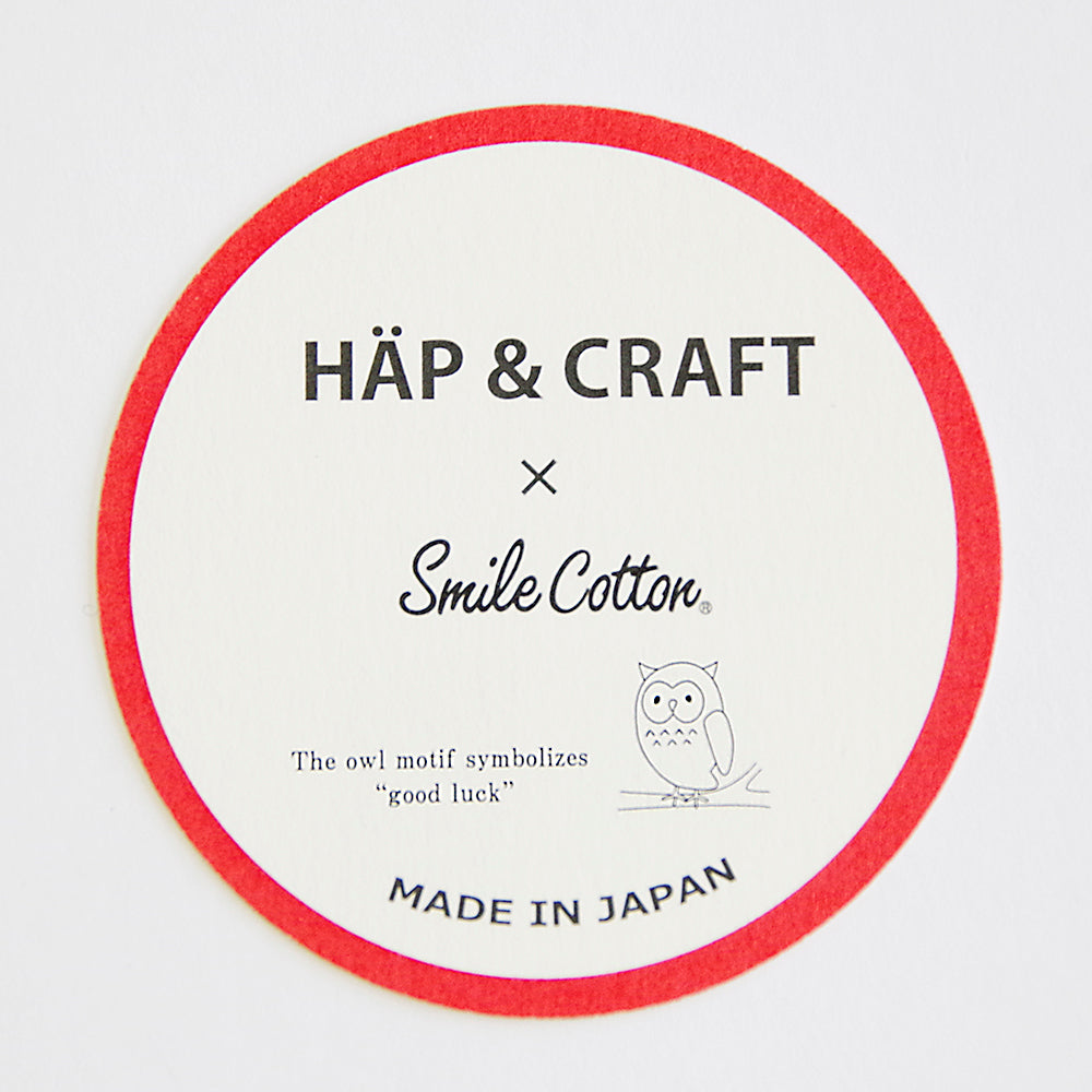 HAP&CRAFTとスマイルコットンのロゴ