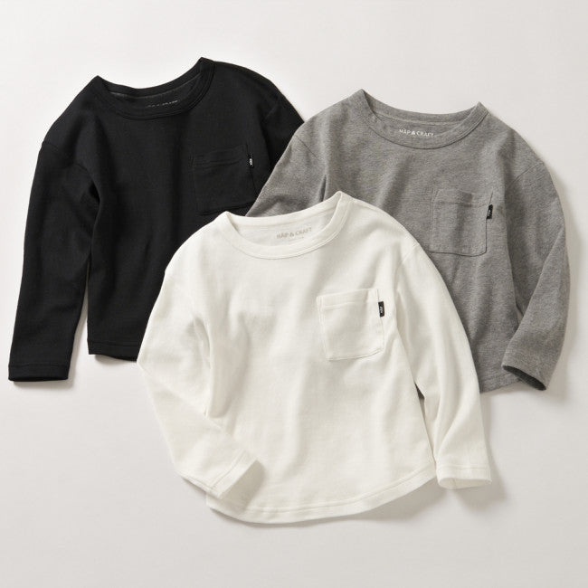 SmileCotton スムースロングスリーブプルオーバー カラーバリエーション