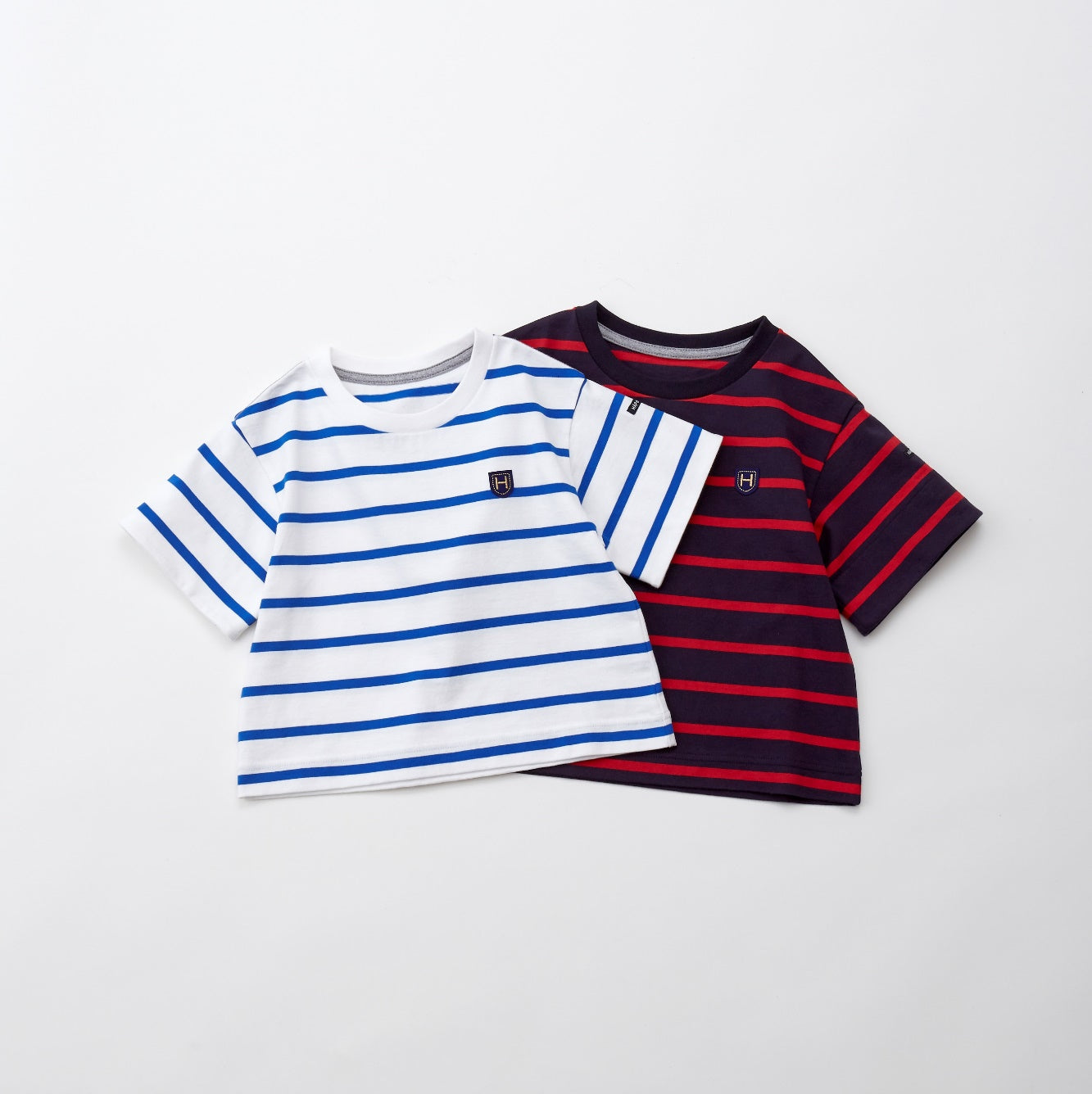 オーバーサイズボーダーTシャツ 2カラーバリエーション