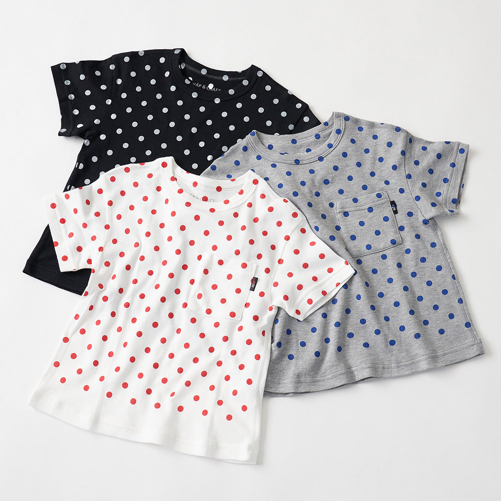 ドットプリントTシャツ