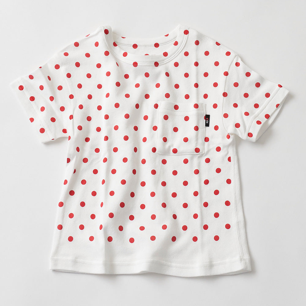 ドットプリントTシャツ