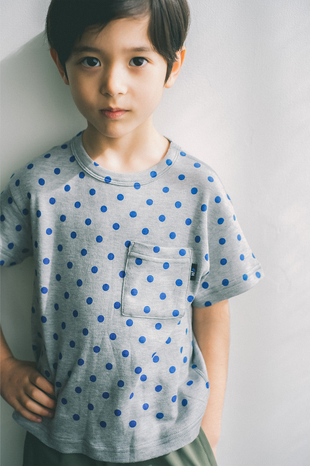 ドットプリントTシャツ