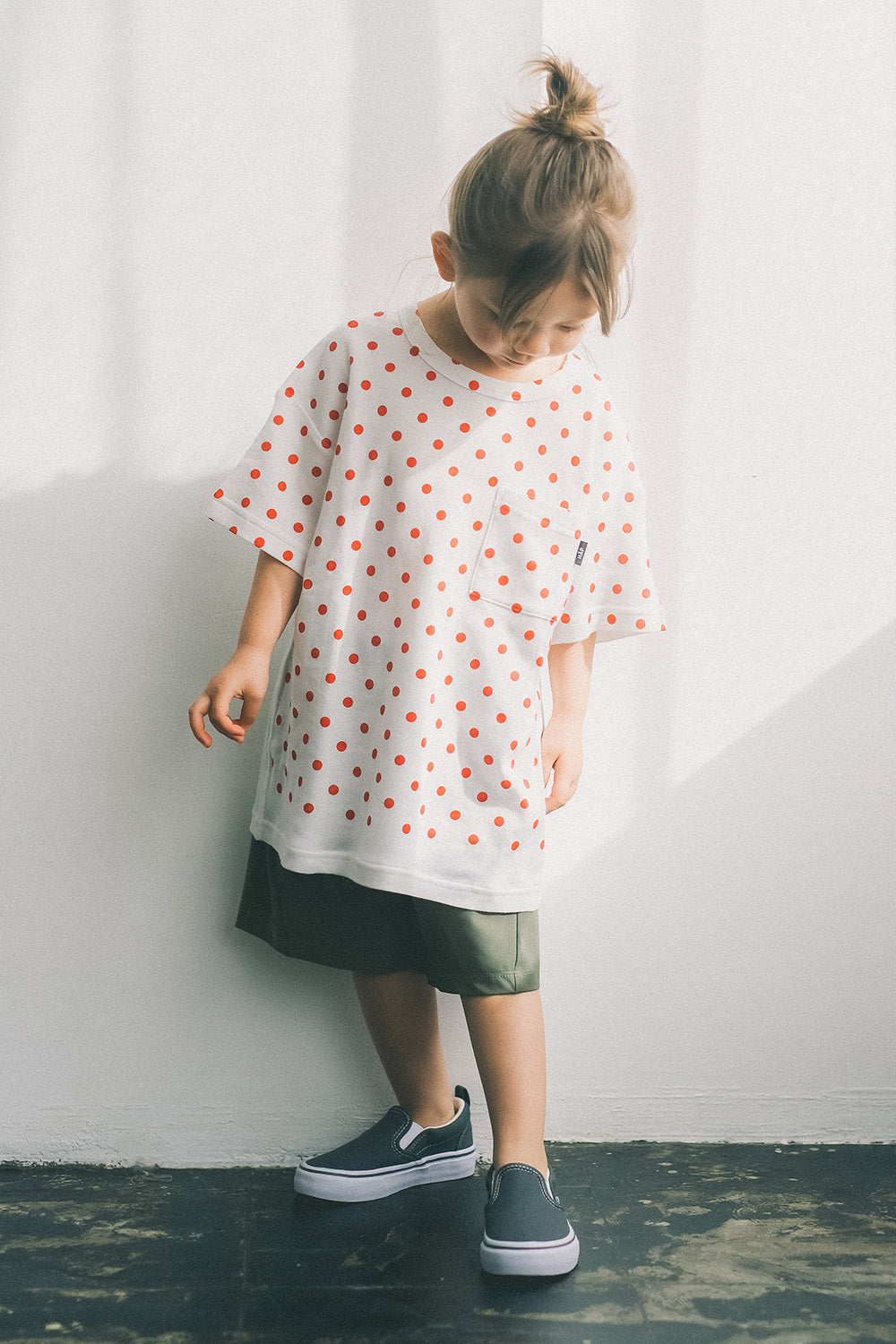 ドットプリントTシャツ