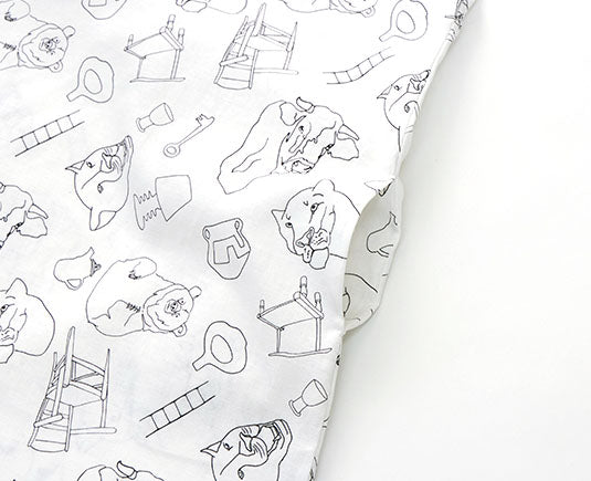 オリジナルアニマルプリントワンピース(kids)