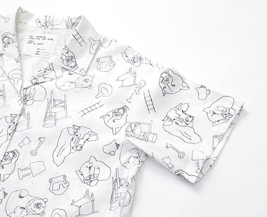 オリジナルアニマルプリントシャツ(womens)
