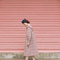 オリジナル千鳥柄ビッグカラーワンピース（womens）