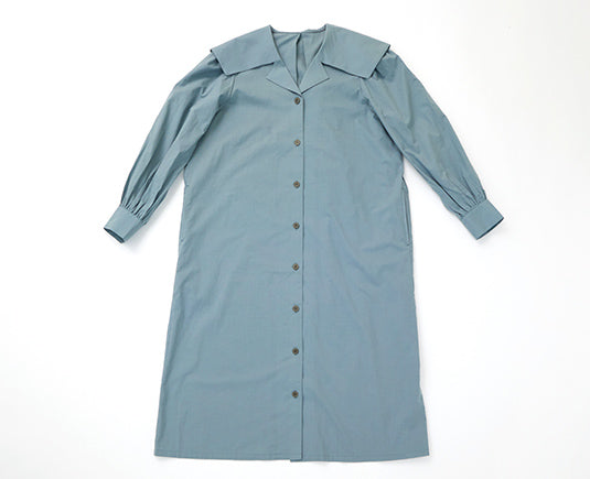 オリジナル千鳥柄ビッグカラーワンピース（womens）