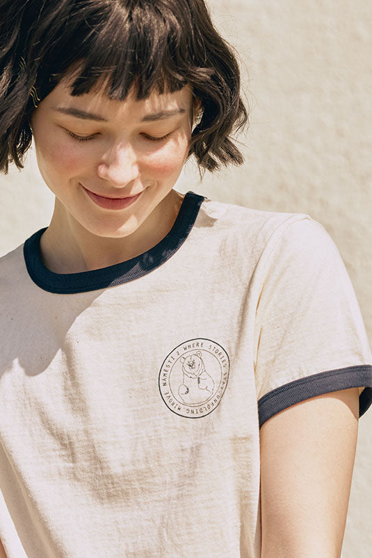 リンガーTシャツ(womens)